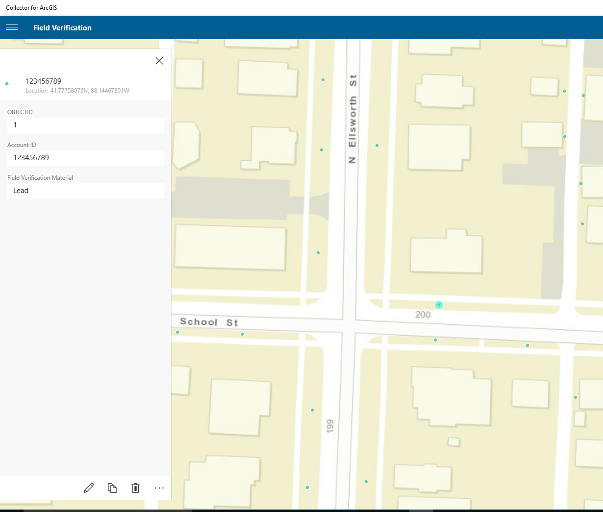 Field Verification map in ArcGIS Collector