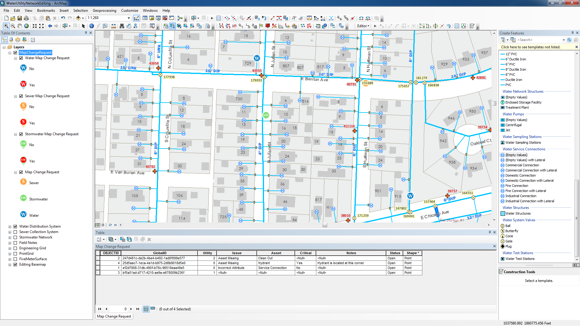ArcMap Create Features in editing session